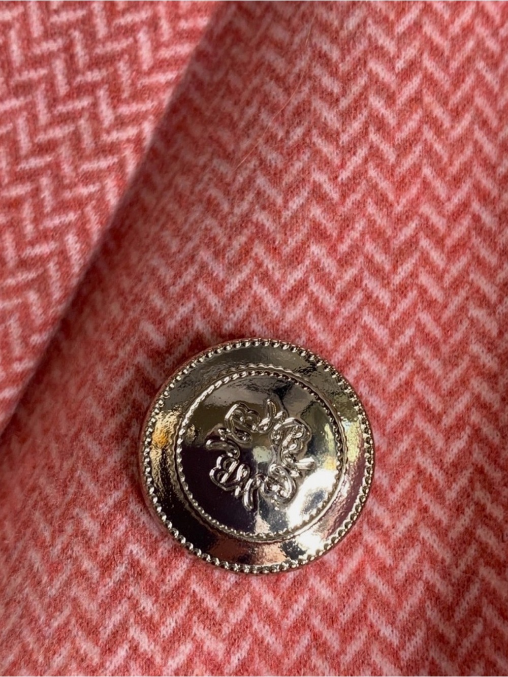 White House Black Market Pink Double-Breasted Blazer - Picture 4 of 5